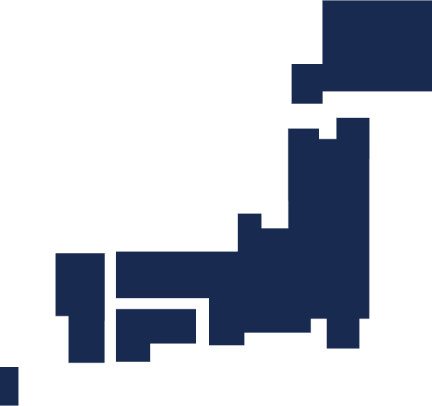 日本地図：全国対応